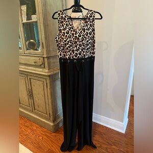 ROMPER Black w/ Animal Print